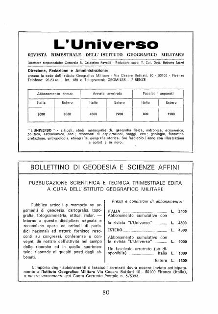 Copertina articolo #8 Bollettino SIFET ANNO: 1973 n.4